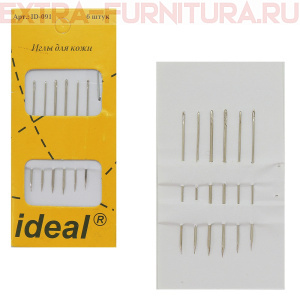 Иглы IDEAL арт.ID-091 для кожи, уп.6 игл