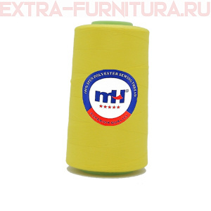 Нитки МН 40/2 п/э  5000 ярдов №384 желтый