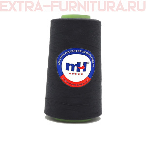 Нитки МН 40/2 п/э  5000 ярдов №375 темно-серый