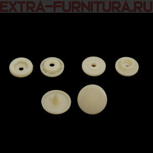 Кнопка NEWSTAR пластиковая 12,5мм, цв.306 экрю (уп.1000шт.)