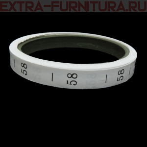 Размерник р-р 58, цв. белый, рул. 300 шт.