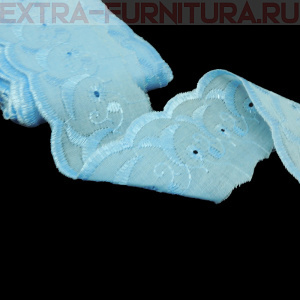 Шитье арт.ТСВ-20S1 шир.5см, цв. голубой, уп. 13,71м