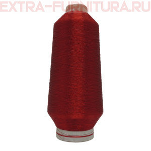 Нитки Euron MR 120 5000м вышивальные металлизированные цв. красный B-202