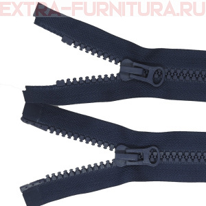 Молния Трактор Т8 2 замка 80см, цв.330 синий темный, LOGO