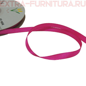 Лента атласная  6 мм  цв.082 сирень рул. 27,42м