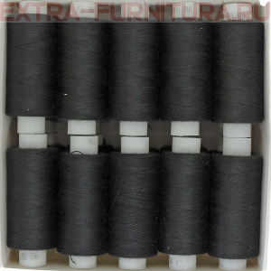 Нитки 40 ЛШ 200 м черные ( уп. 20 шт.)