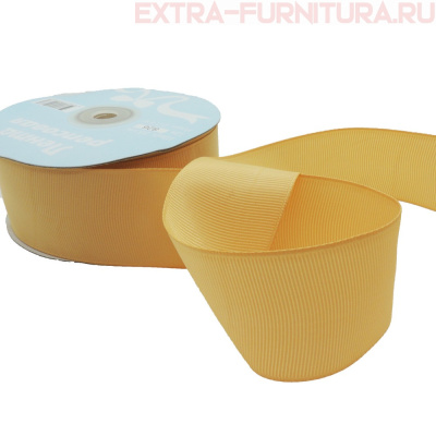 Лента репсовая IDEAL шир. 38мм цв.826 песочный, уп.27,42м *