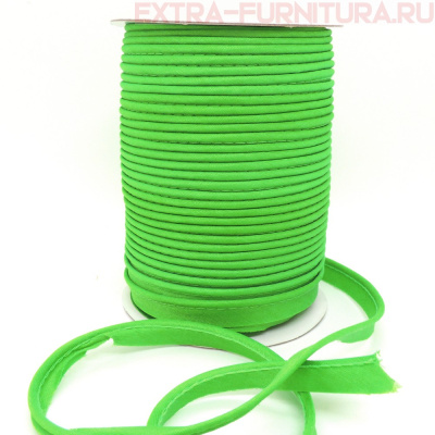 Кант атласный 12 мм, 72 ярда, цв. 123 зеленый ЕВРО