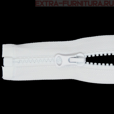 Молния Трактор Т5 1 замок 40см, цв. 101 белый, LOGO