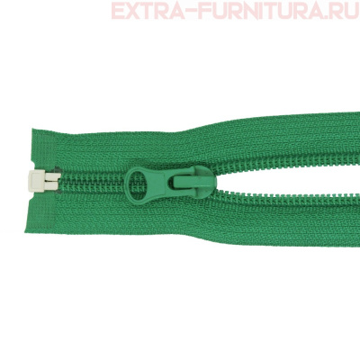 Молния Спираль разъемная дл. 40см, Т5, цв.258 зеленый LOGO