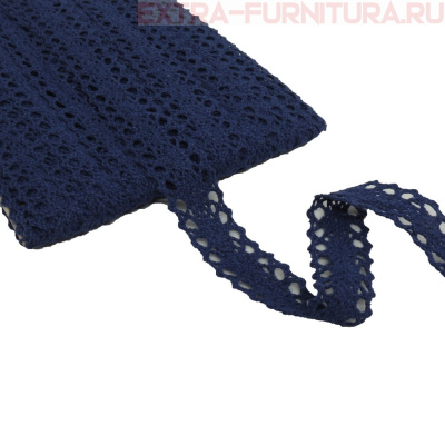 Тесьма вязаная арт.TBY-6307-1 шир.20мм, цв.29 темно-синий, уп.10м