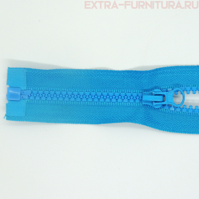 Молния Трактор Т5 1 замок 70см, цв.208 голубой, LOGO