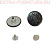 Пуговицы джинсовые 20 мм черн. оксид,8 звезд ( уп.500шт.)