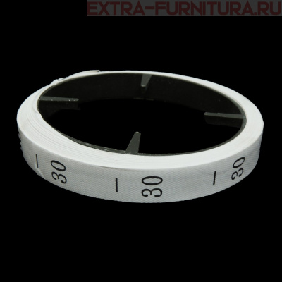 Размерник р-р 30, цв. белый, рул. 300 шт.