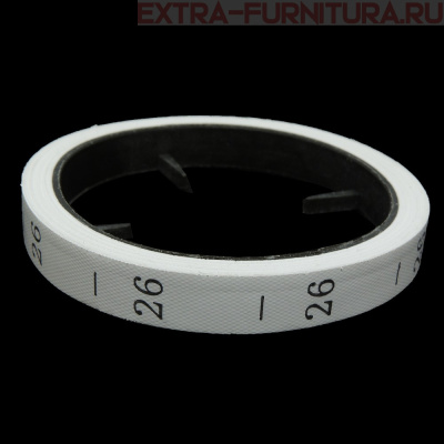 Размерник р-р 26, цв. белый, рул. 300 шт.