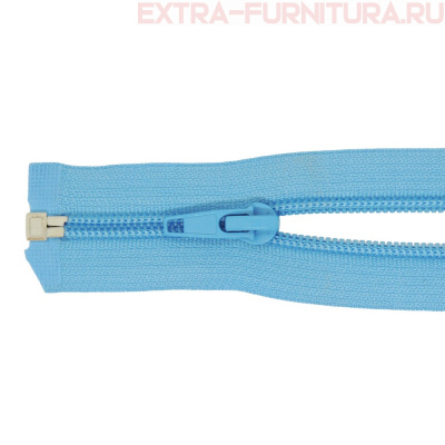 Молния Спираль разъемная Т5, дл. 75см, цв.331 голубой