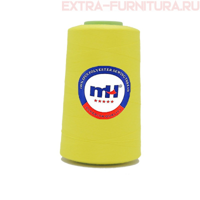 Нитки МН 40/2 п/э  5000 ярдов №383 желтый